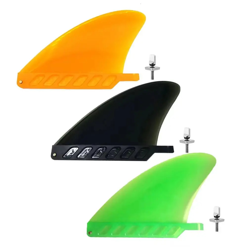 4.6 Inch Soft Flex Center with Screw White Water Fin For Air Sup Long Surfboard Iatable Paddle Board 250221