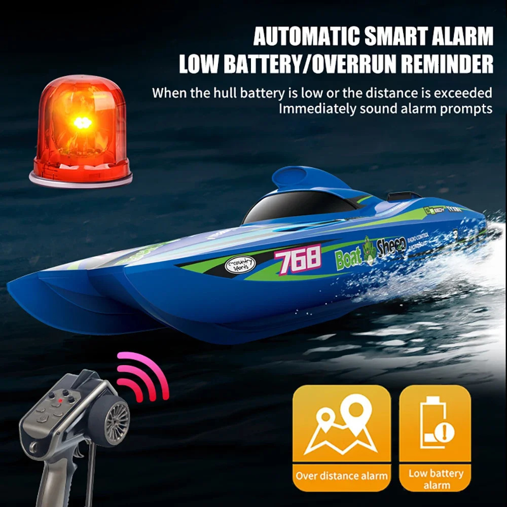 TX768 High-speed Turbojet Speedboat 30kmh 2.4GHz Brushless 2212 Motor Remote Control Speedboat Adult and Childrens Toy 250222