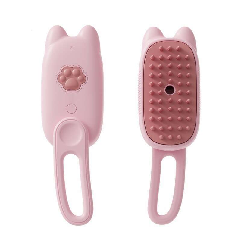DHpet Pet Spray & Massage Brush: USB - Charged, Soft Massage Head, Spray Design, Rotating Handle for Effortless Grooming