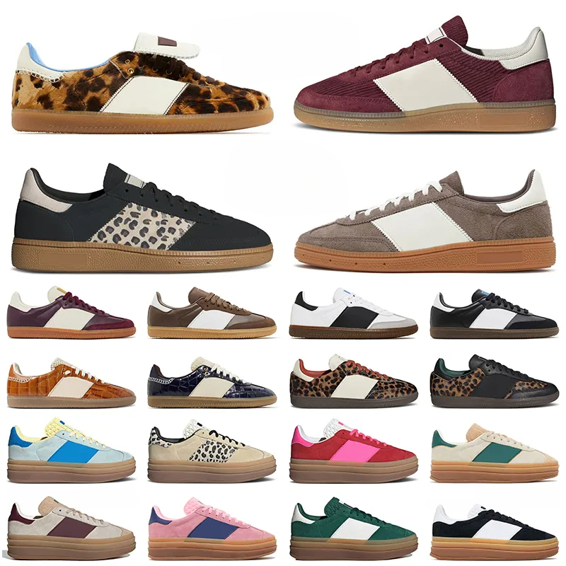 Fashion Designer Pony Leopard Print Running Shoes Nylon Brown Vegan White Black Gum Red Pink Collegiate Green Platform Sneakers Womens Mens dhgate Sports Trainers