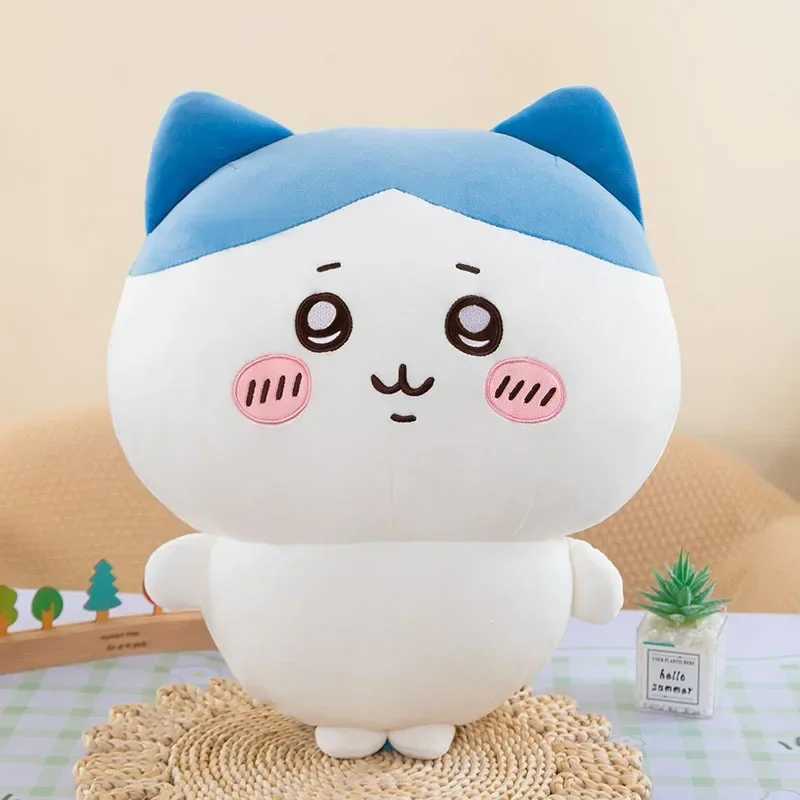 Plush Dolls Miniso Large Size 60cm washing Chiikawa Doll Kawaii Plush Toy Peripheral Self-deprecating Bear Xiaoba Pillow Cushion Gift H250222