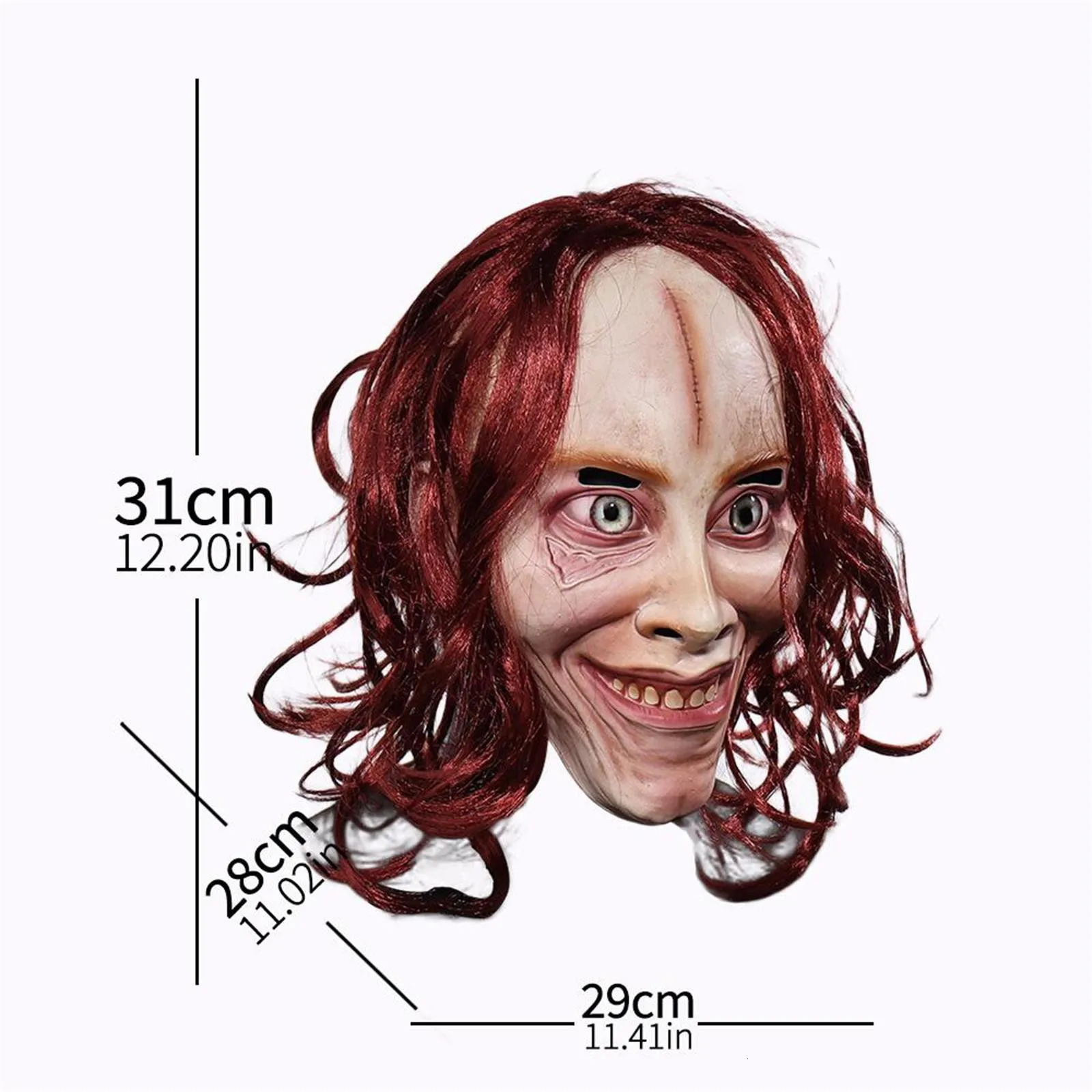 Evil Dead Rise Latex Mask Cosplay Carnival Horror Killer Helmet Full Face Creepy Masks Masquerade Halloween Party Costume Props 250222