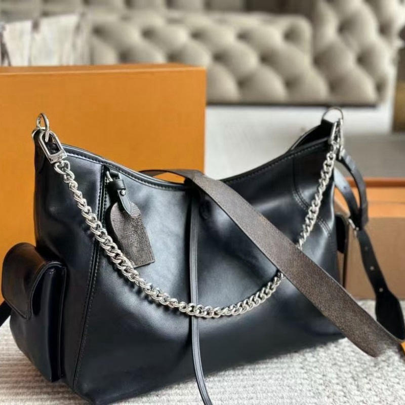 Luxury Black Top Women leather handbag designer lady clutch purse retro shoulder Purse Crossbody tote Bag wallet bags crossbody backpack beach makeup men