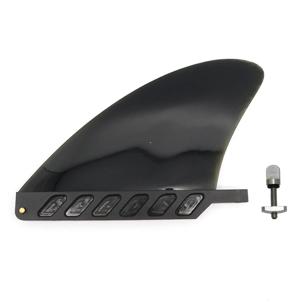 4.6 Inch Soft Flex Center with Screw White Water Fin For Air Sup Long Surfboard Iatable Paddle Board 250221