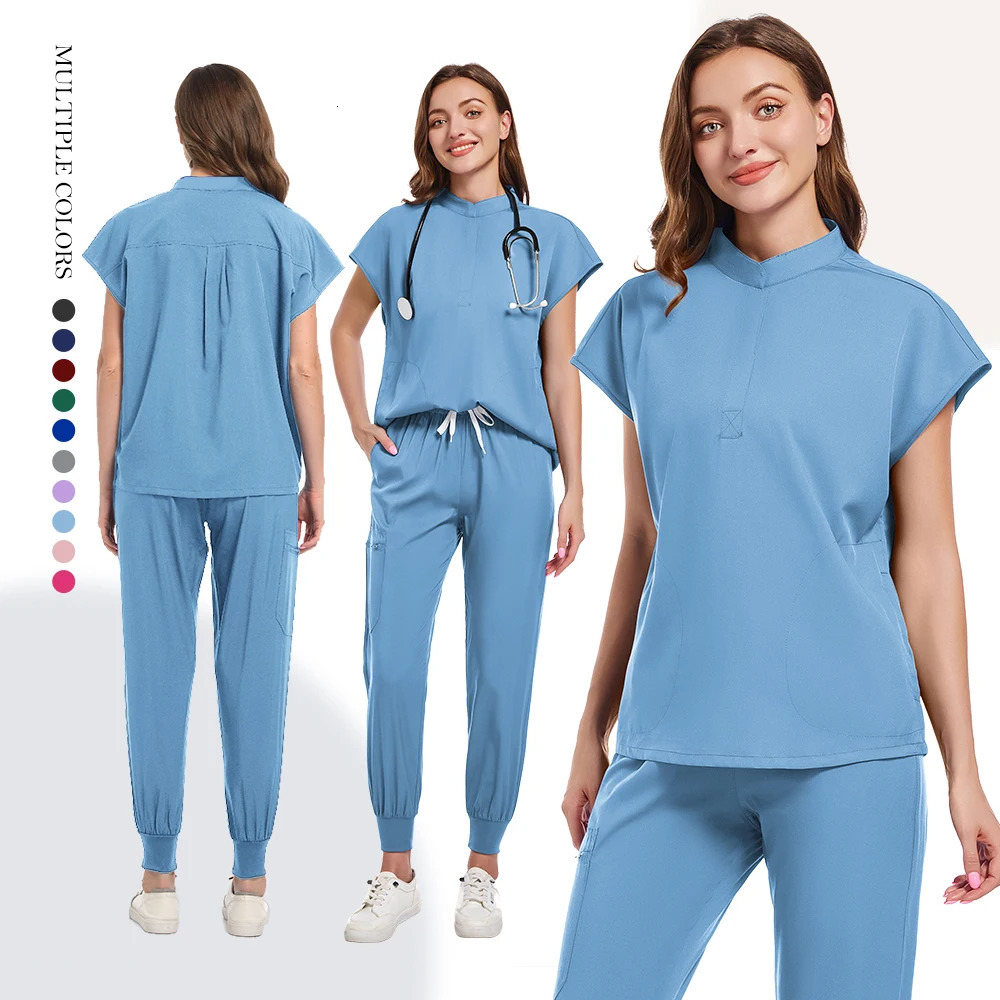Uniforms Nurse Nursing Work Clothes Women Scrubs Sets Suits Lab Hospital Overalls Beauty Salon Spa Work Clothes 250222
