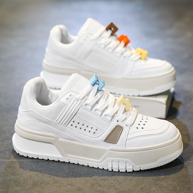 designer shoes for men mens breathable leather white green black Rubber outdoor sports casual shoe trainers sneakers
