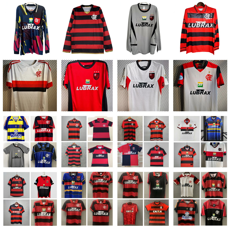 1994 1995 1996 1997 1998 1999 2008 2009 Retro classic Flamengo soccer jerseys GILBERTO SAVIO ROMARIO EMERSON ADRIANO football shirt vest 86 88 90 92 94 95 96 97 98 99 00 01
