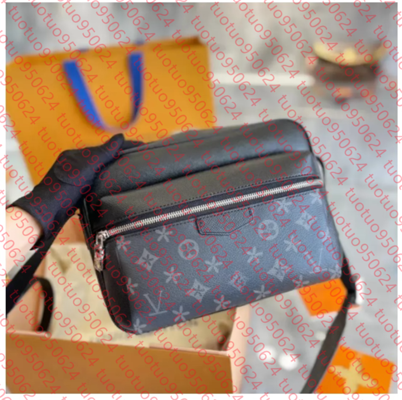 Mens trio outdoor Luxury Designer Bag tote bag chest pack Top quality Shoulder Messenger purse crossbody clutch bag handbag Womens Genuine Leather Bag