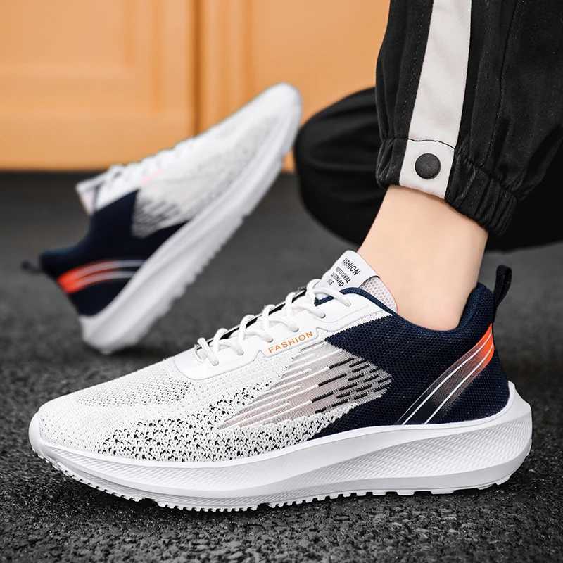 New Summer Men Outdoor Hiking Platform Breathable Mesh Training Light Casual Running Sneakers hot Shoes Tenis Deportivos Hbre Z250301