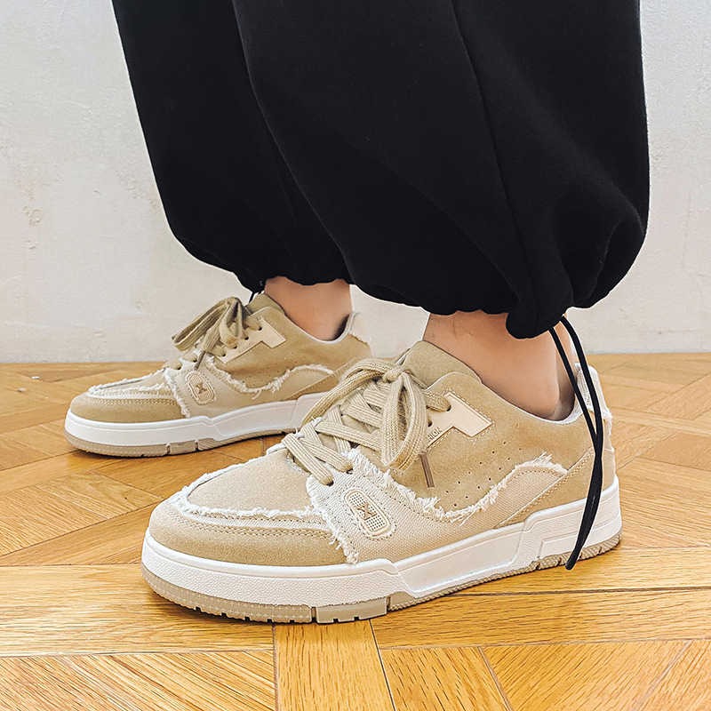 designer shoes for mens mens leather platform orange green Beige outdoor sports casual shoe trainers sneakers 2025