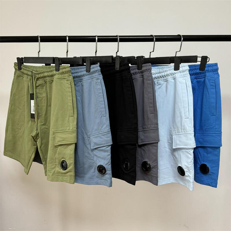 Europe Mens Designer Shorts With Lens Button Shorts Luxury Man Cargo Pants Outdoor Mens Shorts Cotton Fashion Jogger Short Men Sweatpants