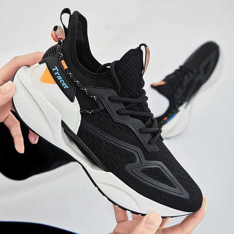 Mens Sports Shoes Classic Lightweight Sneakers for Men Knit Breathable Casual Shoes Outdoor Mens Running Shoes Z250319