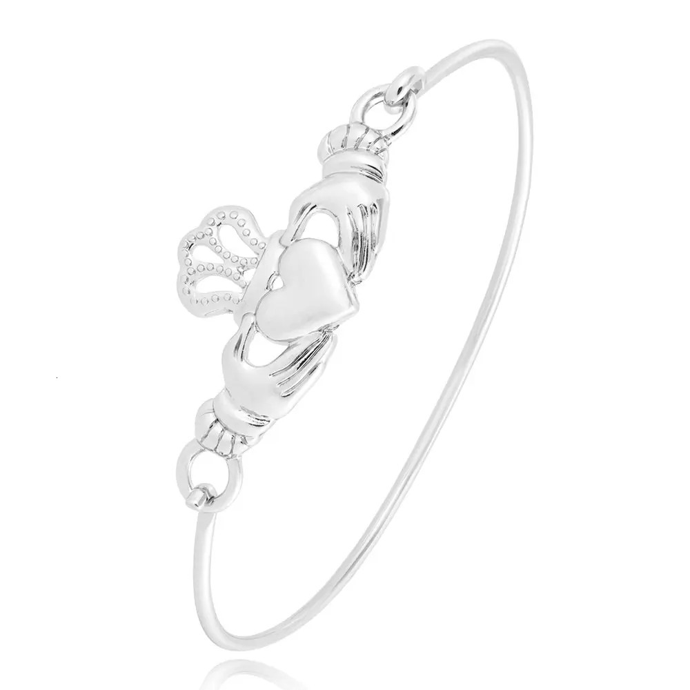 The Claddagh Irish Bracelet Bangle for Women Girls 250222