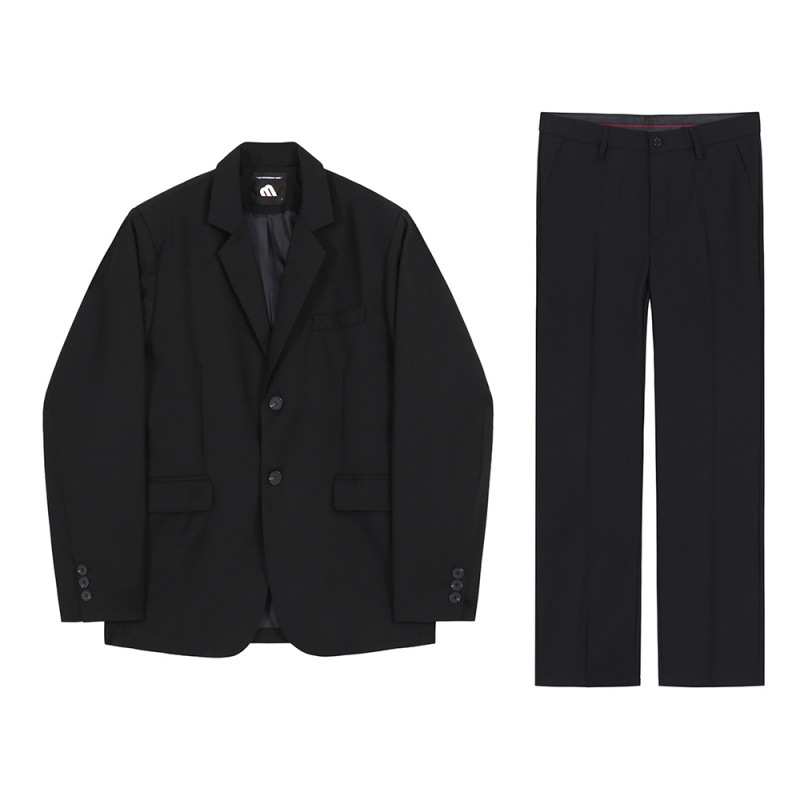 B223Stylish Male Blazer Casually Chic Korean-Inspired Suit Jacket with British Tailoring