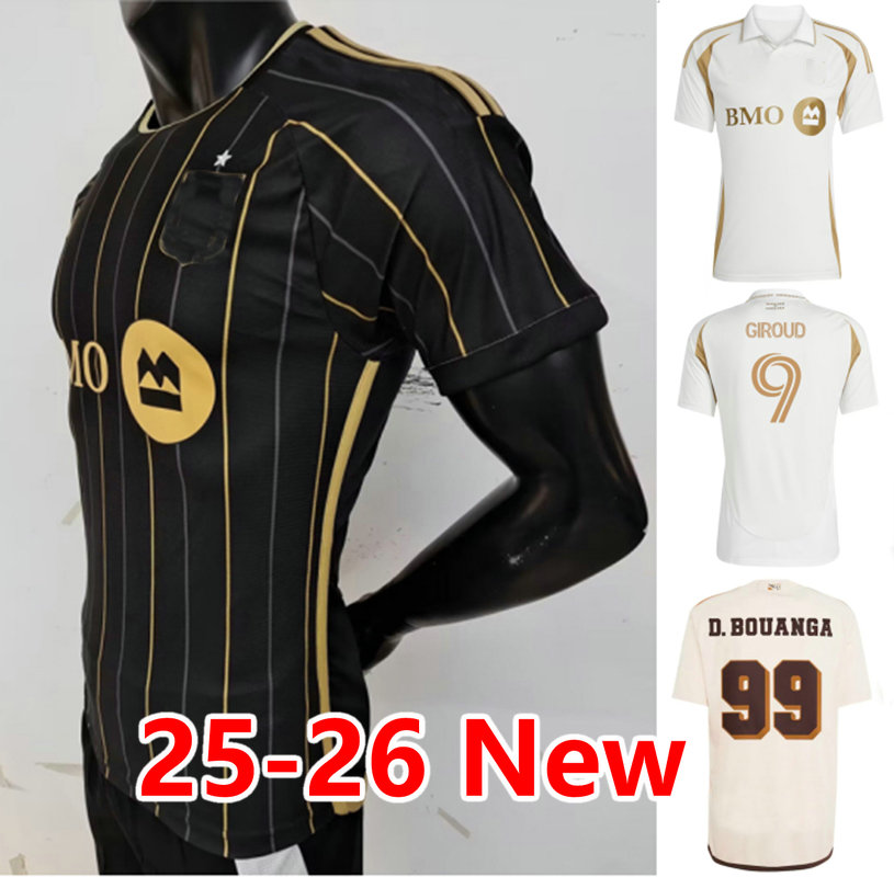 LAFC 25 26 Los Angeles FC soccer jerseys GIROUD BALE VELA ATUESTA TILLMAN football shirt 2025 2026 DELGADO ILIE D.BOUANGA HOLLINGSHEAD D.MARTINEZ men kids uniforms