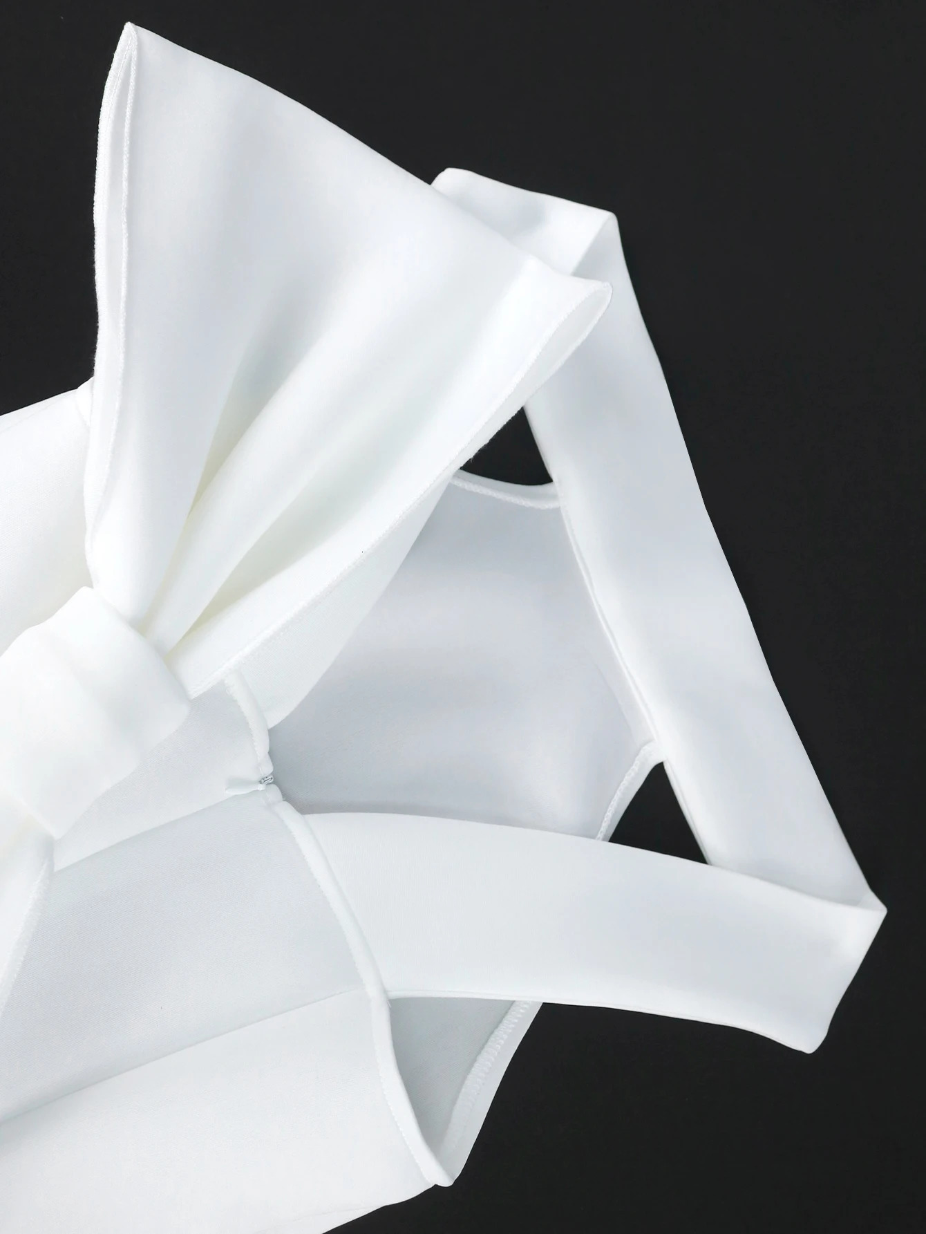 Party White Bodycon Dress Women with Back Big Bow Sexy Sleeveless Club Event Celebrate Fashion Cocktail Wedding Bridesmaid Dress 250222 - view 5