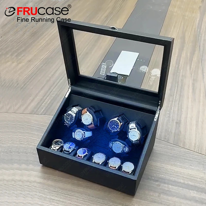 FRUCASE PU Watch Winder for automatic watches automatic winder 6 watches 250221