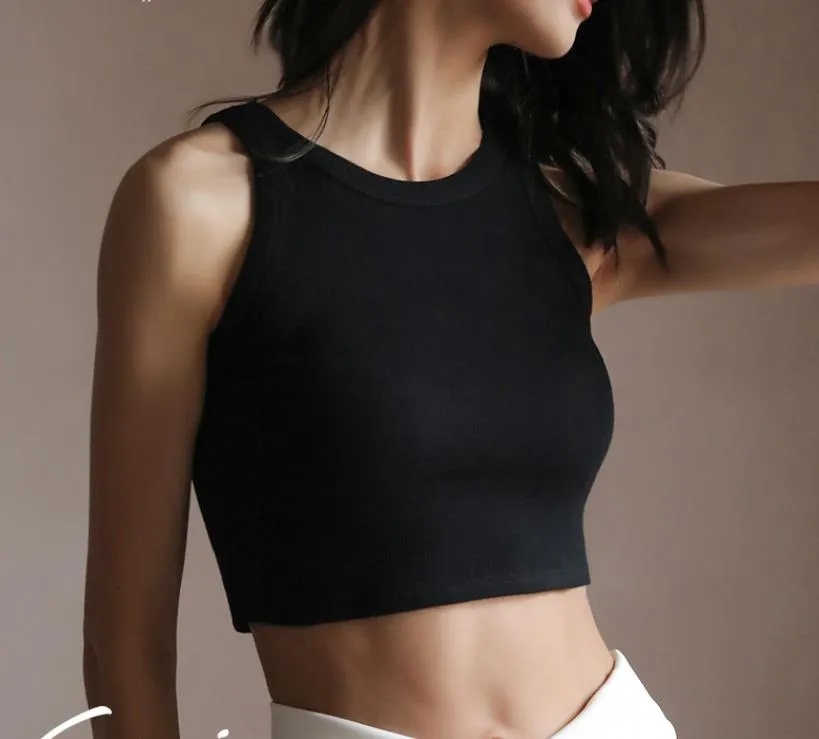 A350 Tight Back Yoga Breathable Bra Top Sports Vest Shirt With Sleeveless Fiess Clothes