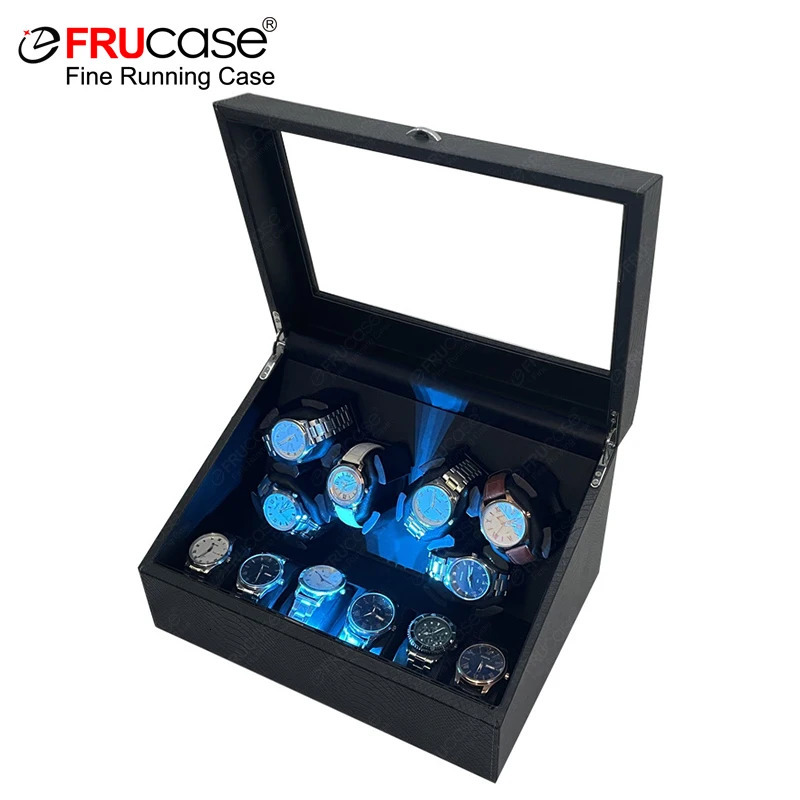 FRUCASE PU Watch Winder for automatic watches automatic winder 6 watches 250221