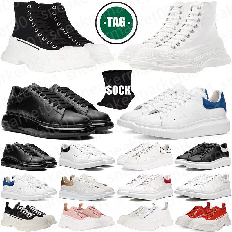 Free shipping Designer Oversized sneakers shoes alexanderr chaussure for mcquen mens womens white men women trainers scarpe Plate-forme casual luxury discount