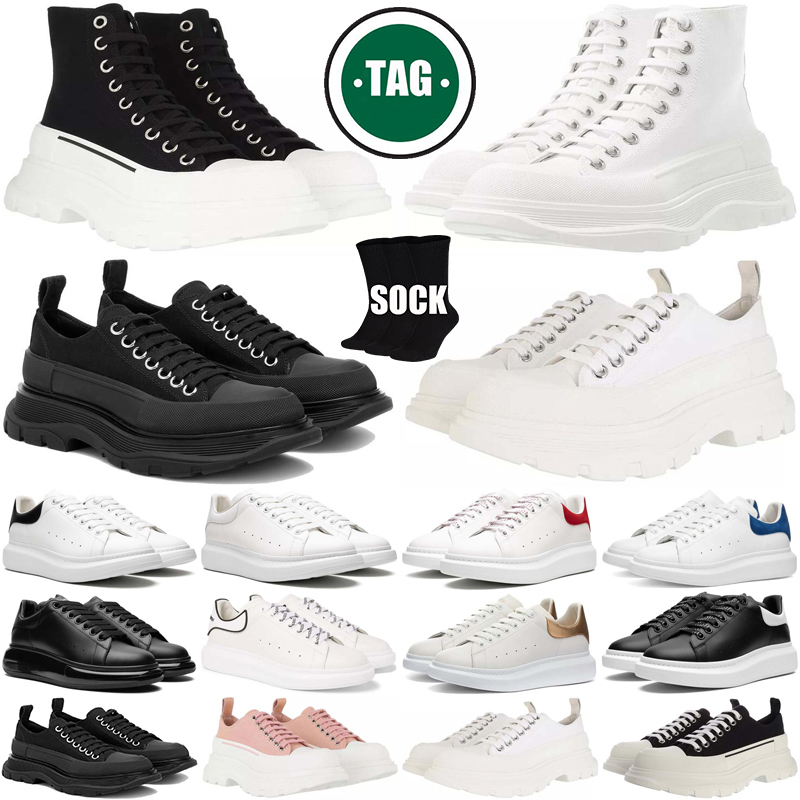 Free shipping Designer Oversized sneakers shoes alexanderr chaussure for mcquen mens womens black men women trainers scarpe Plate-forme casual luxury runners top
