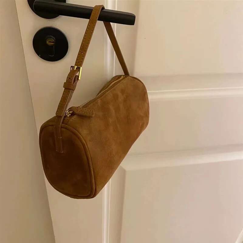 VIEE Women's Pillow Genuine Leather Underarm Hobo Bag Day Clutches Ladies Simple Design Mini Purse