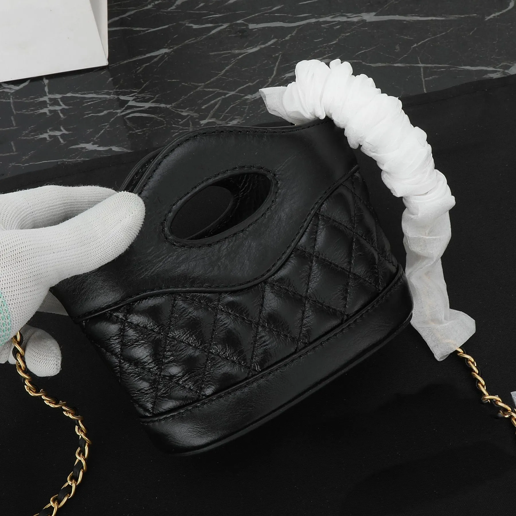 Mini Nano Chain Crossbody Designer Leather Golden Hardware Handbag Fashion Women Casual Shopping Black Tote Bag Purse Shoulder Bags Best Seller