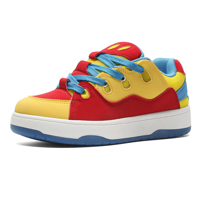 free shipping designer shoes for men women leather mesh Rubber yellow red blue grey pink outdoor sports casual shoe trainers sneakers 35-44