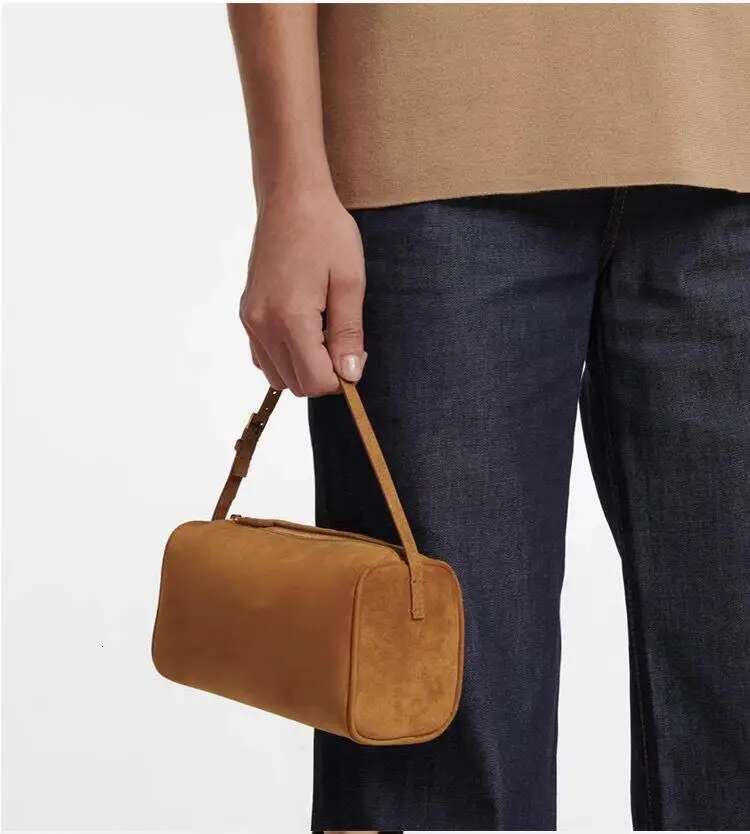 VIEE Women's Pillow Genuine Leather Underarm Hobo Bag Day Clutches Ladies Simple Design Mini Purse