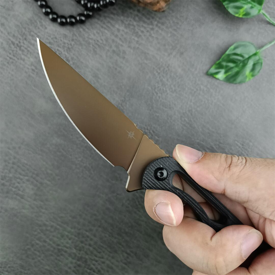 Toor Knives Willow Fixed Blade Knife 3.58 Cpm-154 Drop Point Blade, Black G10 Handles