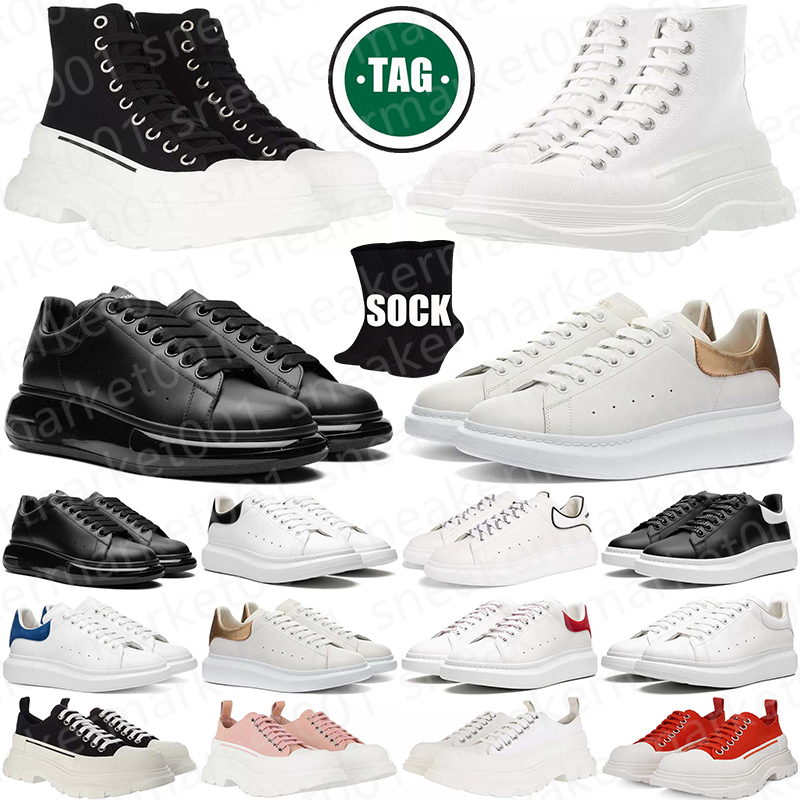 Free shipping Designer Oversized sneakers shoes alexanderr chaussure for mcquen mens womens white men women trainers scarpe Plate-forme casual luxury fashion