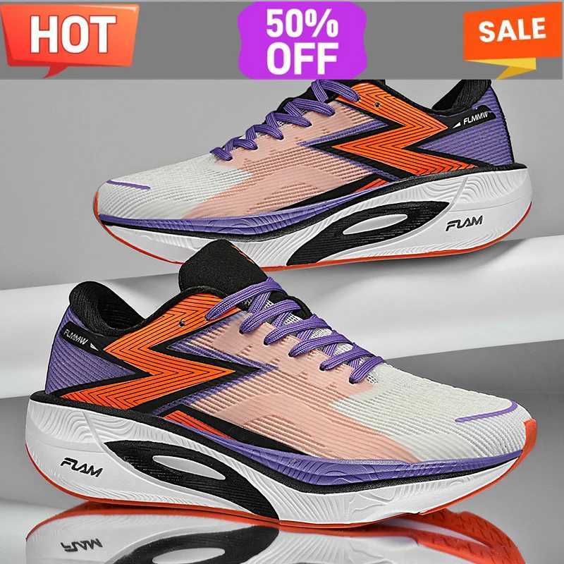 Air hot Cushion Running Sports Shoes Men Casual Marathon Carbon Plate trght Wens Cfortable Athletic Nonskid Tenis Sneakers Z250311