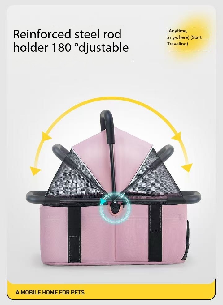 2025 new Beihako Pet Small Basket Bag Cage Air Box Cat and Dog Supplies Handheld Car Foldable