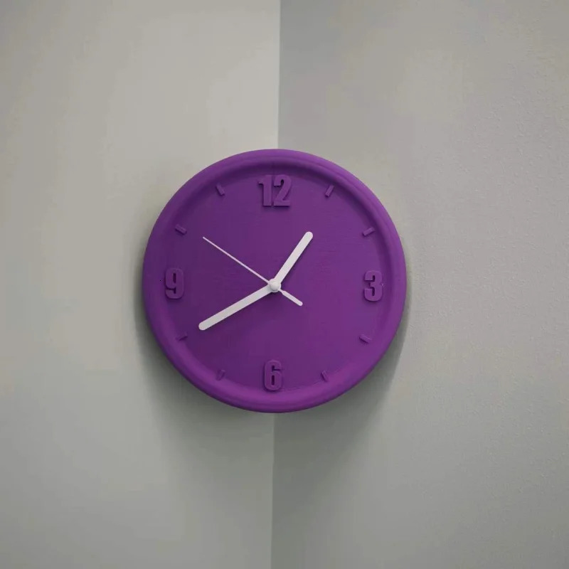 Modern Corner Wall Clocks Minimalist Wall Art Clock Bedroom Mechanism Silent Watches Living Room Desktop Watch Home Decor 250222