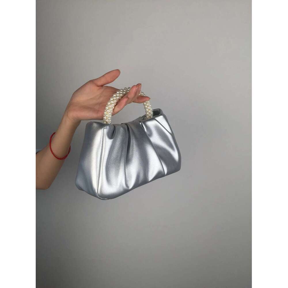 Women's Bags Fashion Pearl Handle Women Dinner Clutch Purse Handbags Design Ladies Square Shoulder Bags Female Small Messenger Bag