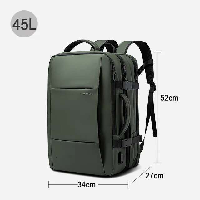 Women's Bags B Travel Men Business School Expandable USB Bag Large Capacity 17.3 Laptop Waterproof Fashion Backpack