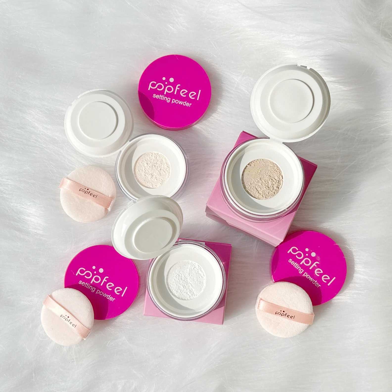 POPFEED sets loose powder lightweight creates a soft focusing effect and lasts for a long timeXJ250224