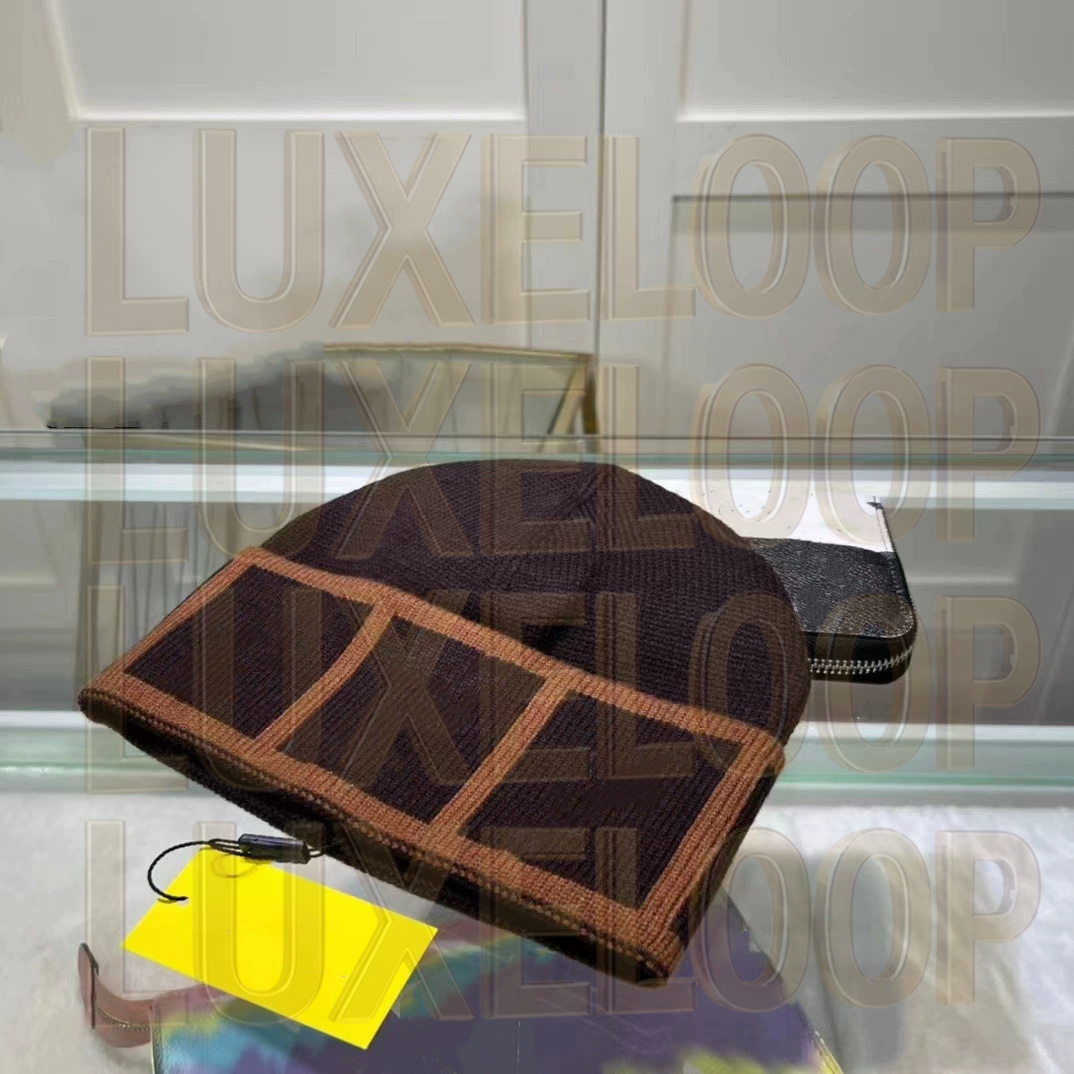 Unisex Knitted Beanie Hat - Classic Letter F Design, Winter Warm Soft Stretchy Cap for Women & Men (2025 Trendy Fashion)