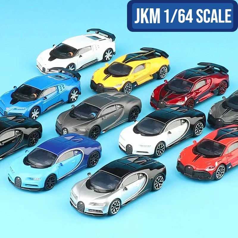 1/64 Bugatti Divo Chiron EB110 Centodieci La Voiture Noire Toy Car JKM Miniature Model Free Wheels Diecast Alloy Collection Gift Z250224 Free shipping