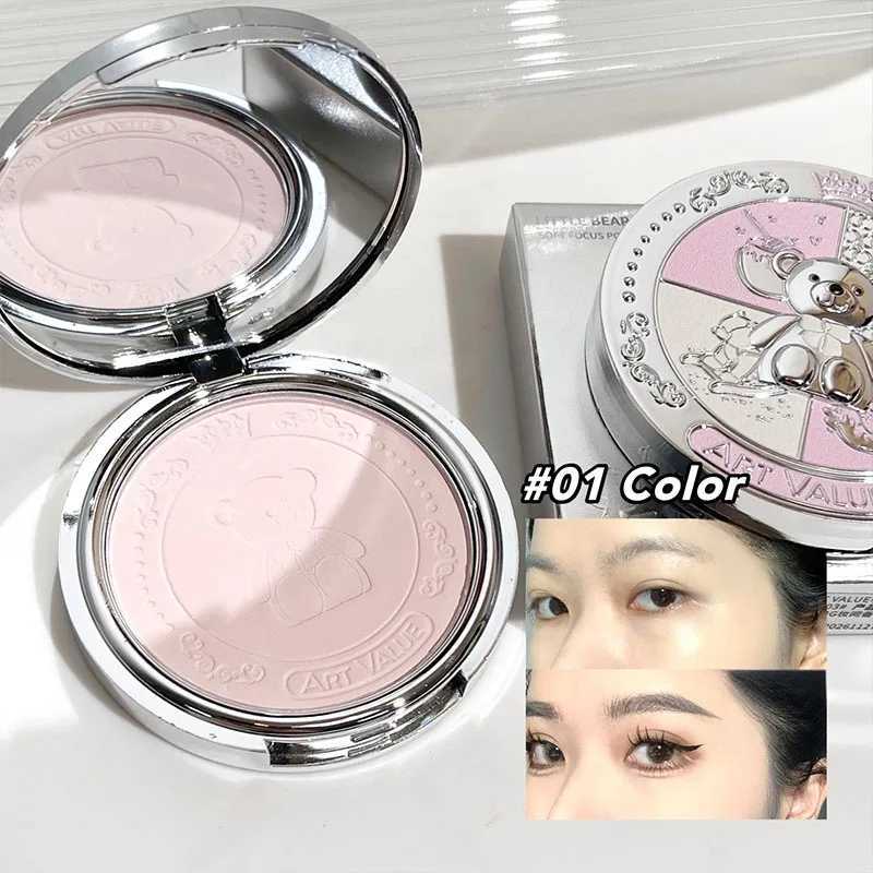 Face Pressed Powder Setting Long Lasting Oil Control Waterproof Foundation Natural Brighten Skin Tone Powder Concealer MakeupXJ250224