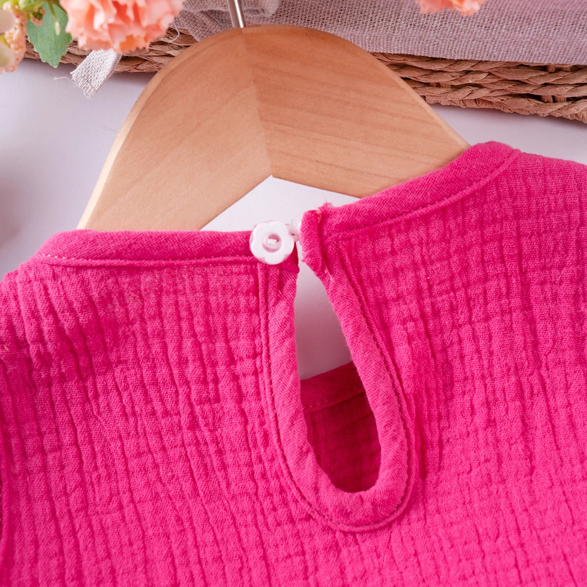 Toddler Girls Muslin Cotton Suits Solid Color Bow VestShorts 2pcs Clothes Sets Sleeveless Cute Casual Baby Girls Outfits 250224