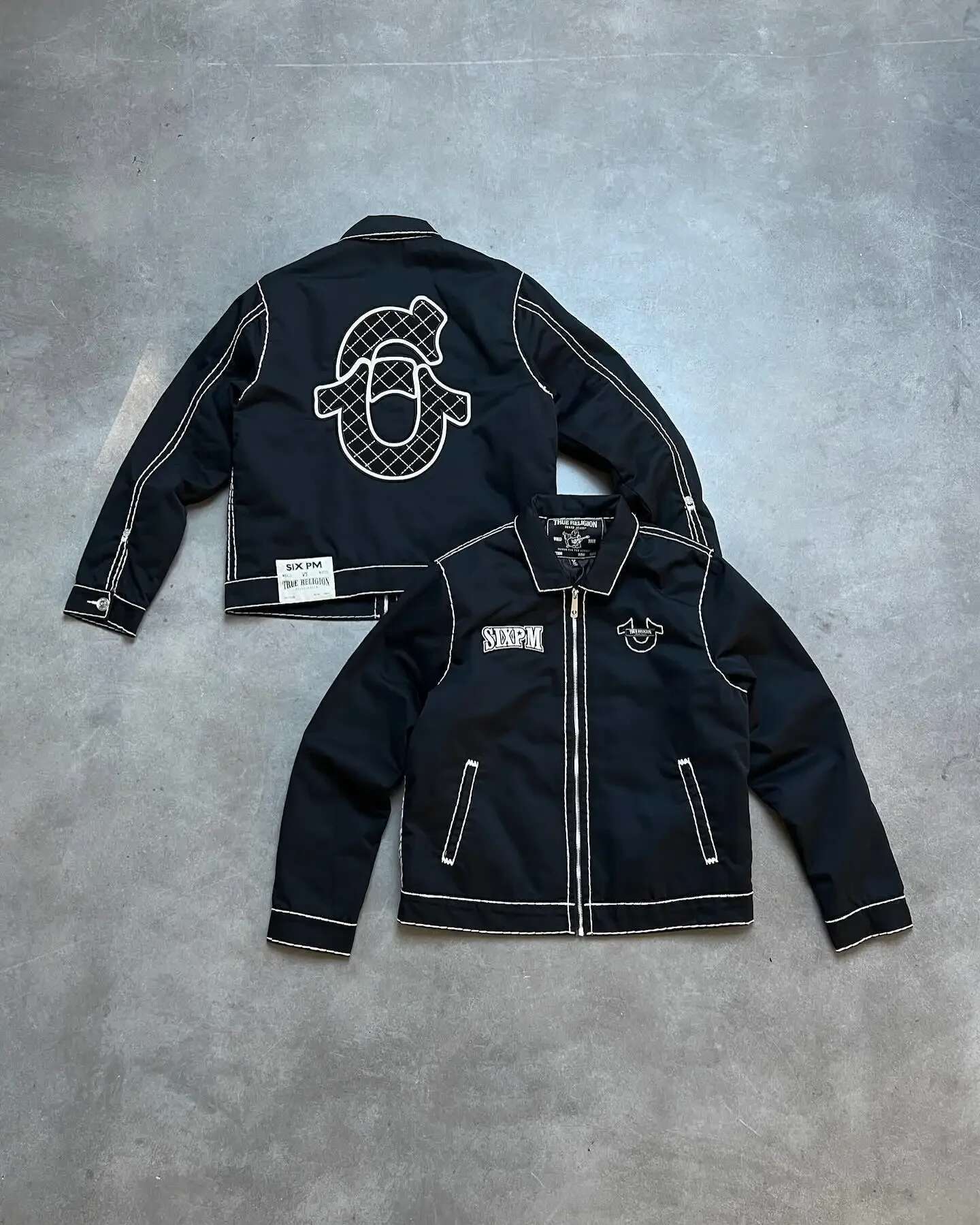 Retro Y2k Denim Leather America Streetwear Trend Brand Letter Embroidery Motorcycle Zip Up Jacket Thickening Men Clothing