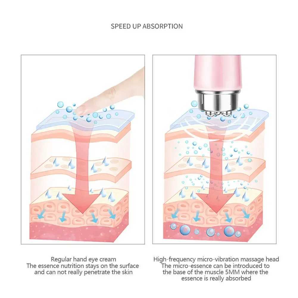 4 Health Head Mini Eye Beauty Device Pen style Electric Eye Massager Thin Facial Massager Tremendous Vibration Massage StickXJ250224