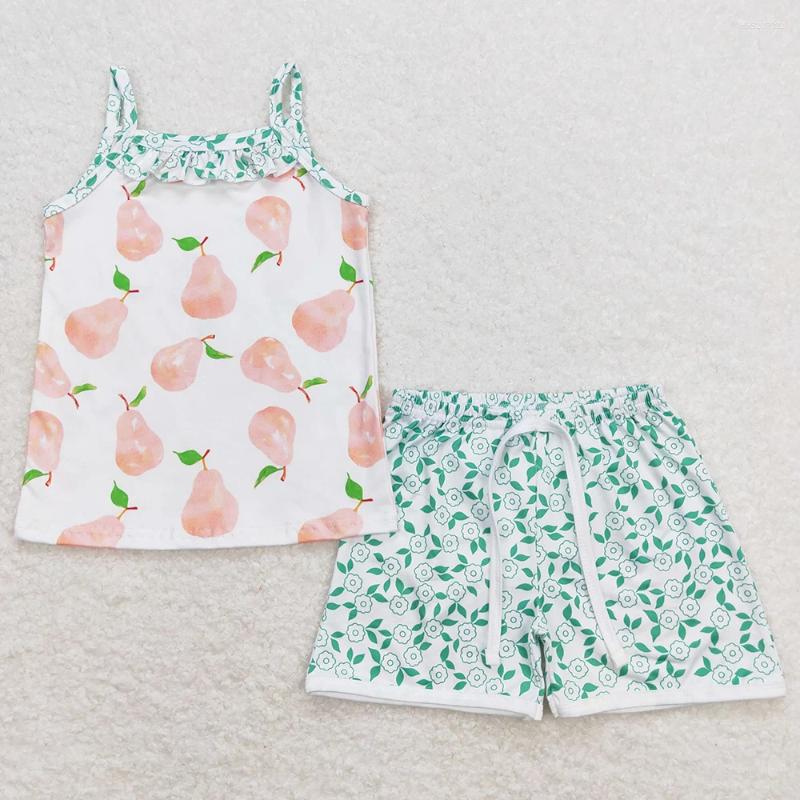 Clothing Sets Baby Girls Clothes Flowers Tunic Tops Pink Shorts Summer Fashion Kids Designer Boutique Outfits