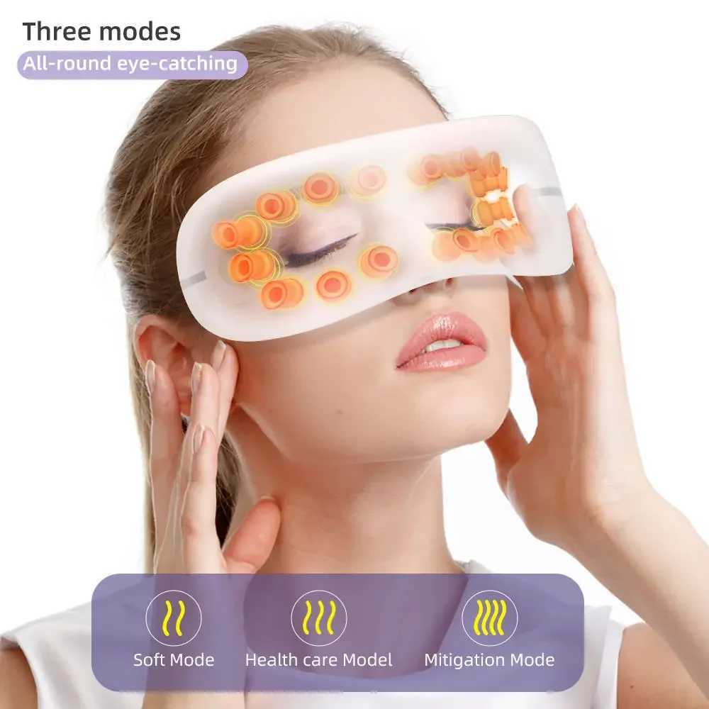 Portable Compress Massage Eye Mask Usb Heated Steam Heating Electric Reusable Eye Massager MasksXJ250224