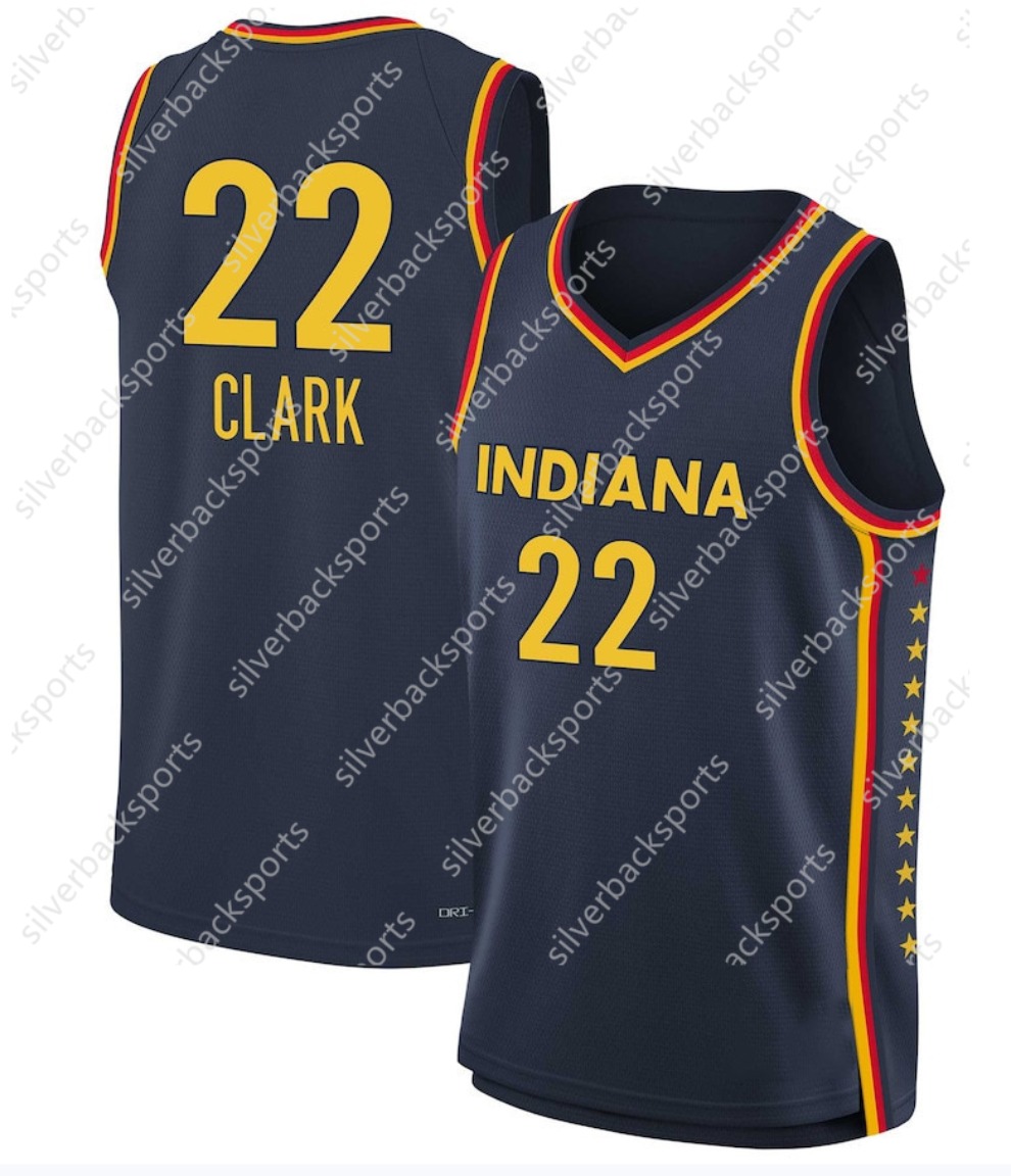 Men's 22 Basketball Clark Yellow Embroidery - Perfect for Festivals, Parties, and Outdoor Sports Jersey