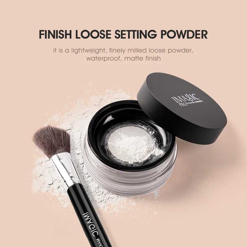 IMAGIC new makeup powder waterproof oil control waterproof foundation invisible brightening skin cosmeticXJ250224
