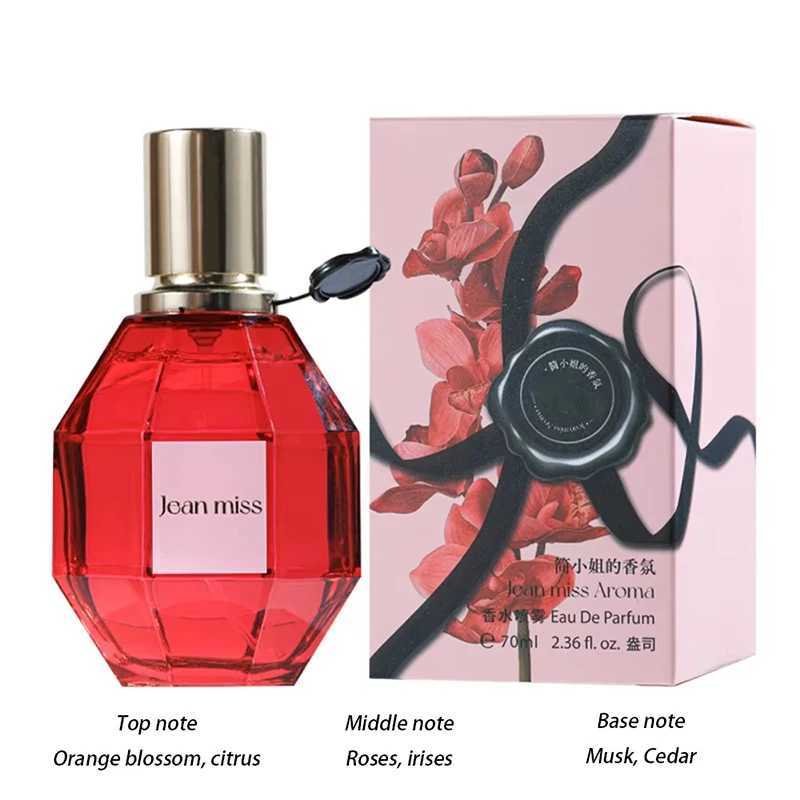 Rose Ruby Floral Perfume Lasting Fragrance Eau De Parfum Women Charming Scent Pheromone Blooming Cologne Balminess Body Spray W250224
