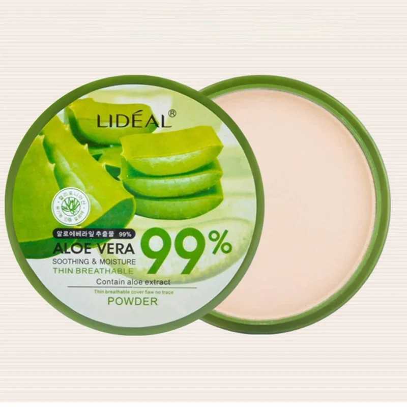 99% Aloe Vera Softening Powder Waterproof Moisturizing Concealer Foundation Fixed Make Up Oil Control Setting Powder CosmeticsXJ250224