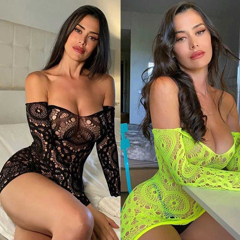 Hot Porn Sexiest Bodysuits Transparent Bodystocking Crotchless Teddies Full Body Sexy Lingerie Women Stripper Erotic Sex W250224